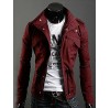 Trendy Autumn Winter Slim Trench Coat Men Cotton Zipper Outerwear Keep Warm Comfortable Jackets Plus Size GESE1