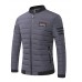 Men's Casual/Daily Simple Leather JacketsSolid Stand Long Sleeve Fall / Winter BlackThick Hot Sale High Quality Brand Fashion