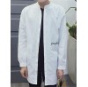 Men's Mock Neck Letter Casual Trench Coat(More Colors)