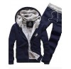 Men's Casual/Daily Simple Regular Hoodies,Solid Blue / White / Black / Gray Hooded Long Sleeve Cotton Winter Medium Micro-elastic