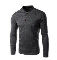 Men's Casual/Daily / Sports Active Regular Hoodies,Solid White / Gray Sweetheart Long Sleeve Cotton Spring / Fall Medium Micro-elastic