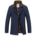 Men's Long Sleeve Long Trench coat , Cotton Pure A thin section of male windbreaker thin coat